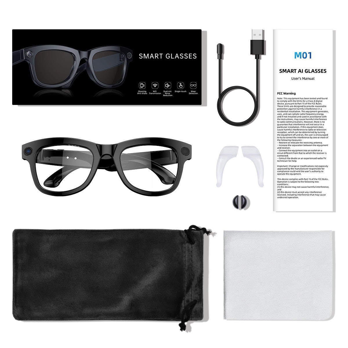 Smart Bluetooth Glasses built in camera