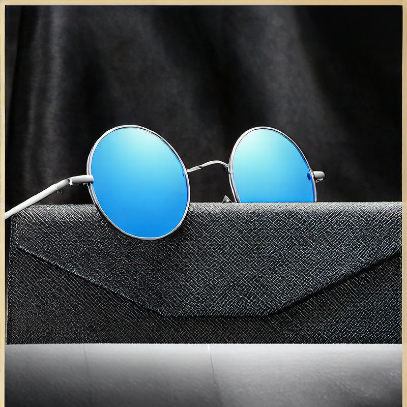 Round-framed sunglasses