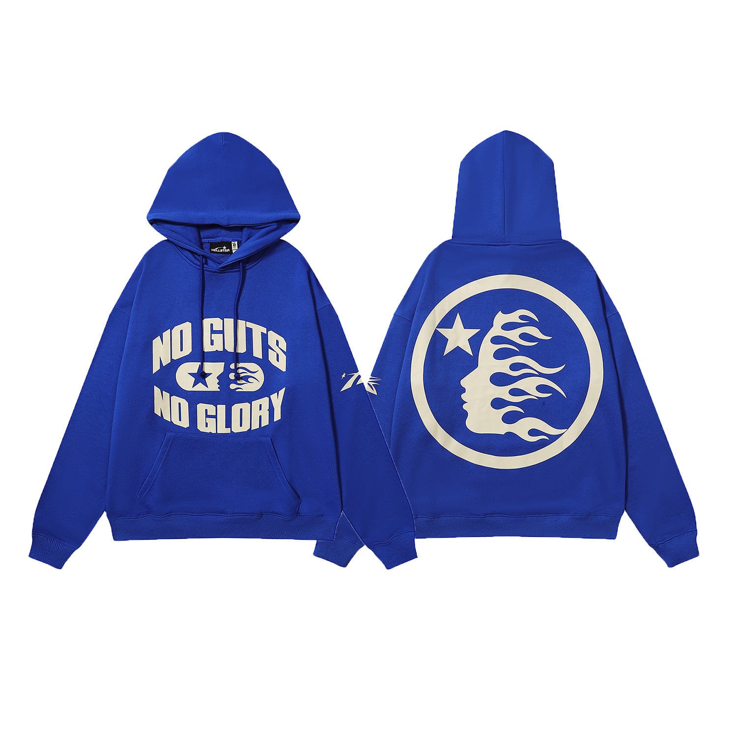 Retro Cotton Hoodie and Sweatpants Set