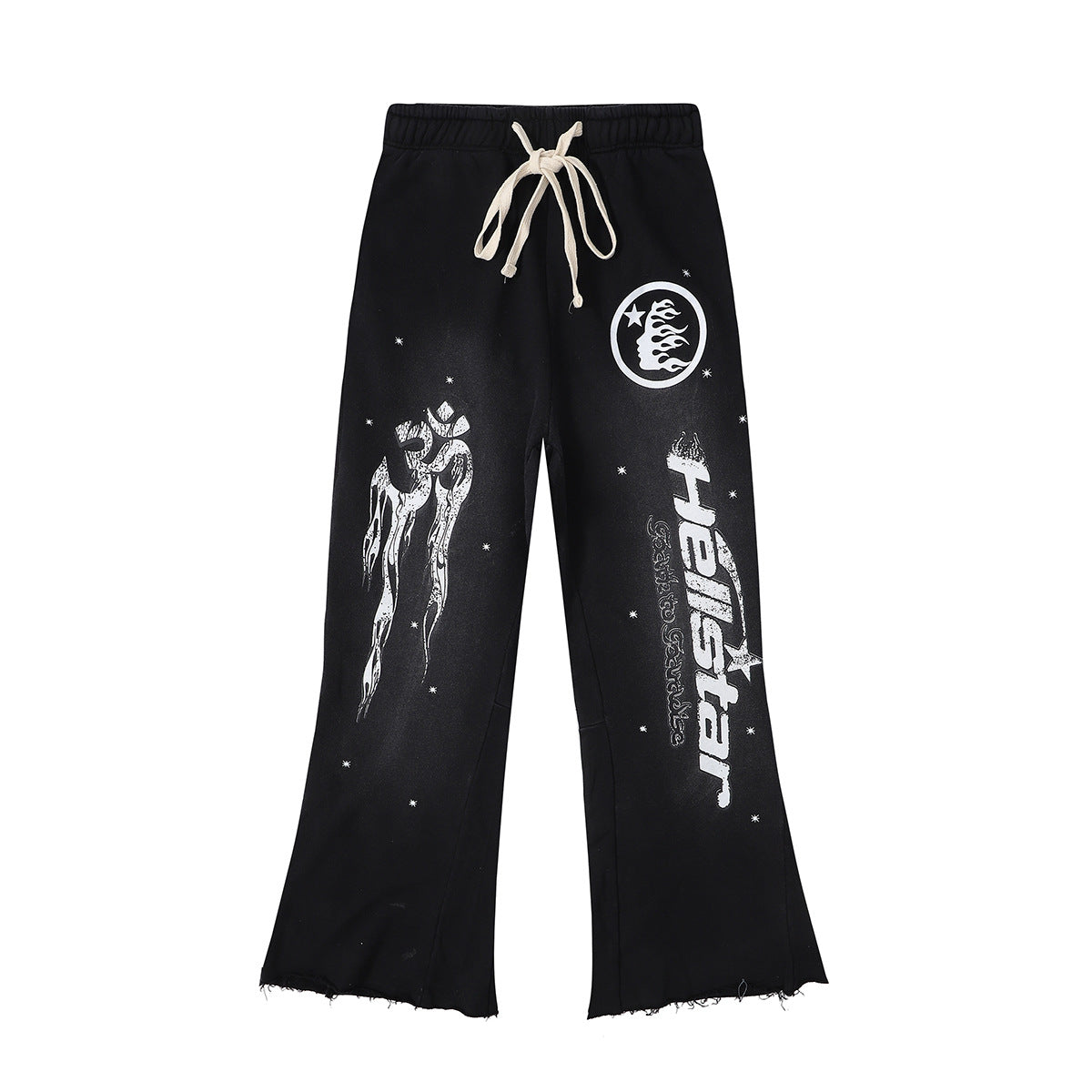 Retro Cotton Hoodie and Sweatpants Set