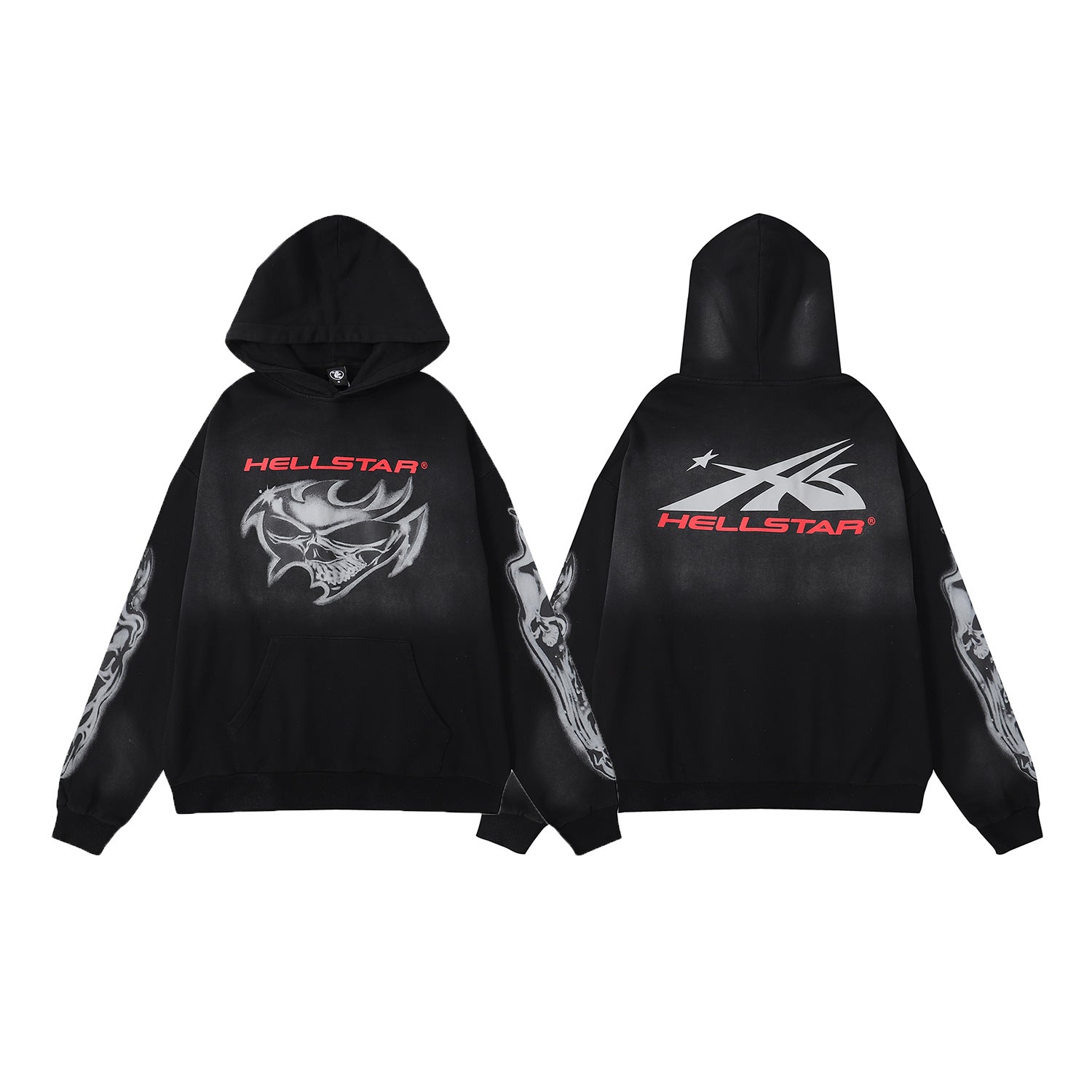 Retro Cotton Hoodie and Sweatpants Set