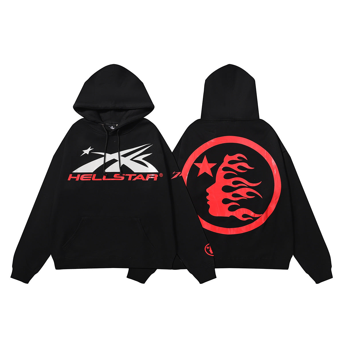 Retro Cotton Hoodie and Sweatpants Set