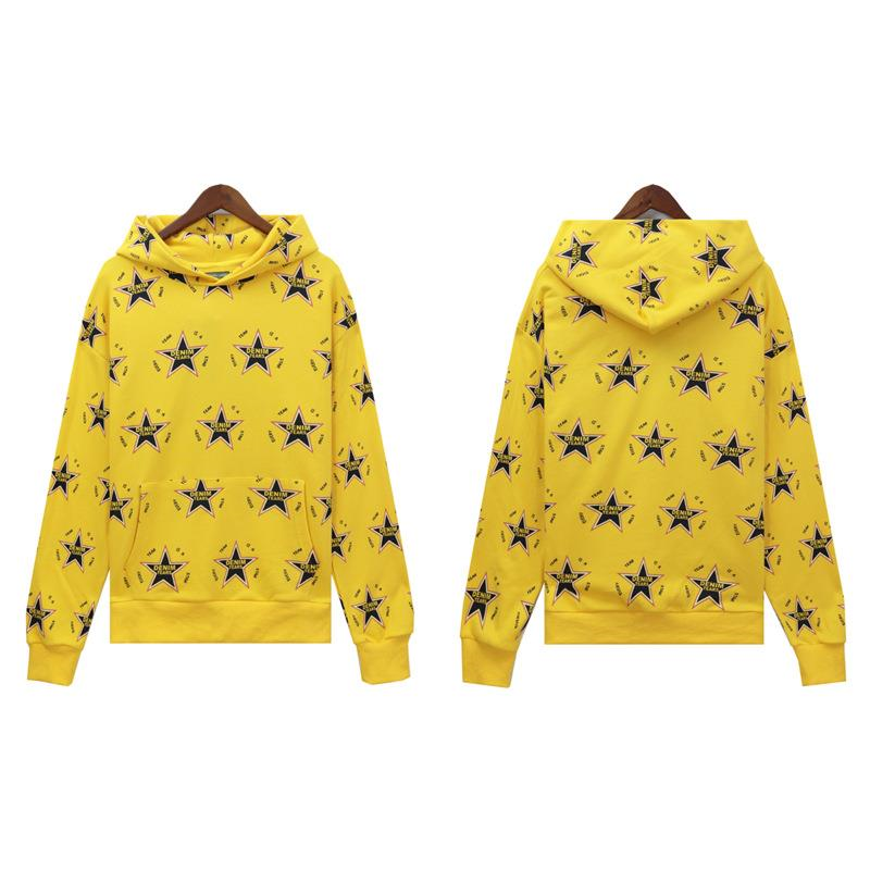 Cotton Hoodie with Plant Print