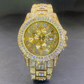 Mens Fashion Diamond  Wristwatch