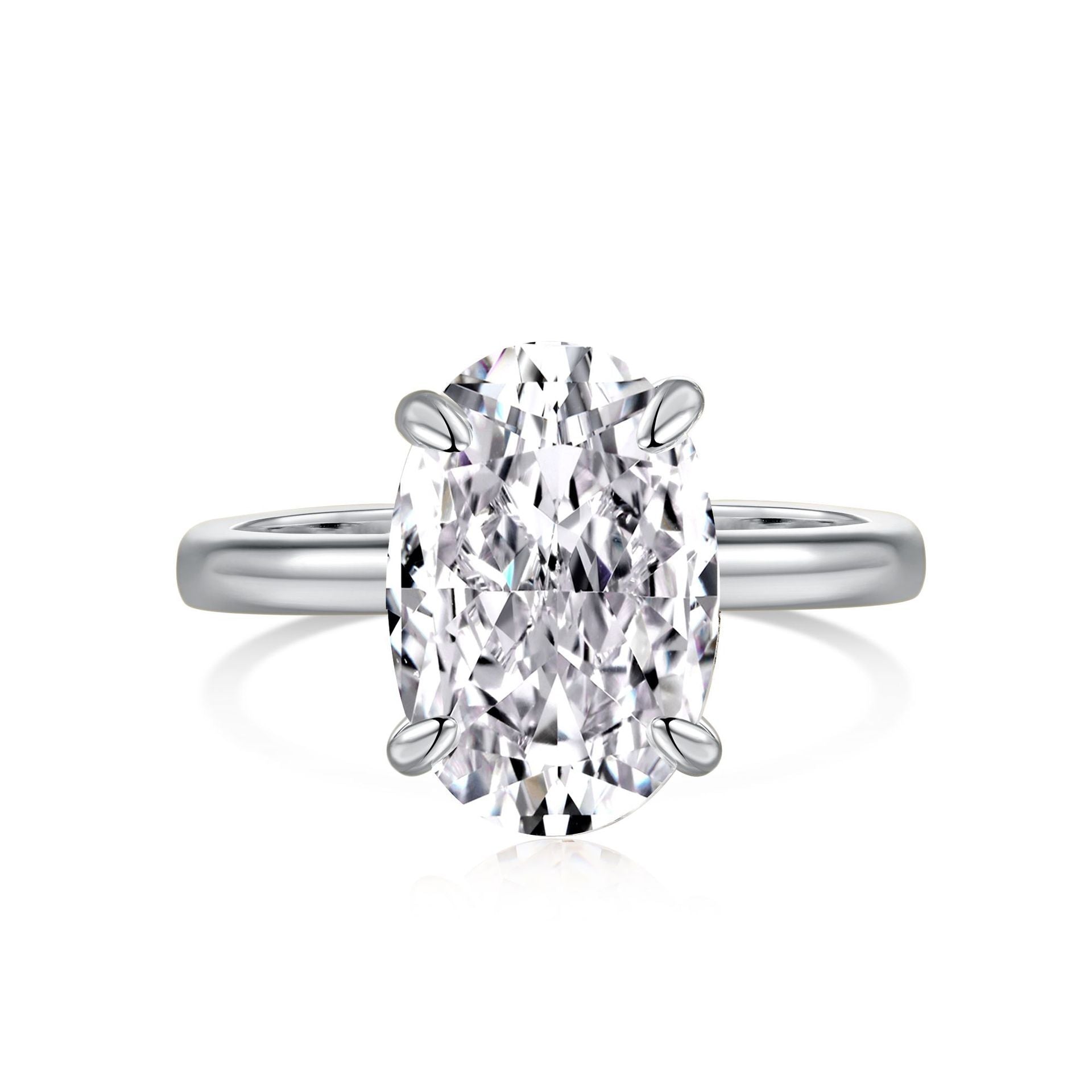 S925 Sterling Silver Zircon Ring
