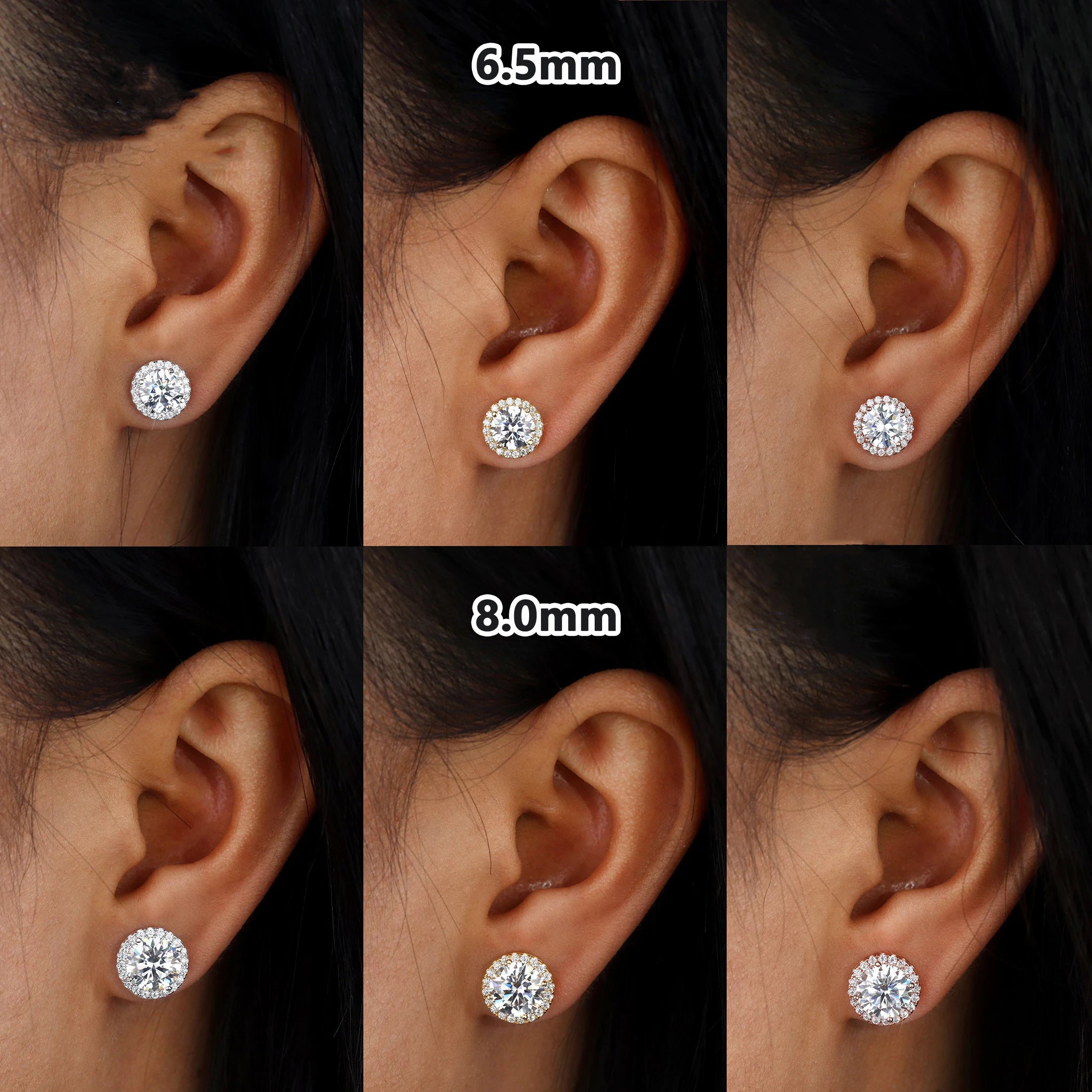 Moissanite  Earring