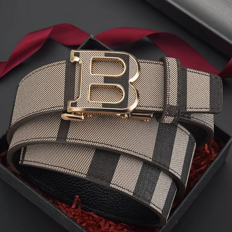 Luxury Brand Men Belt High Quality Leather