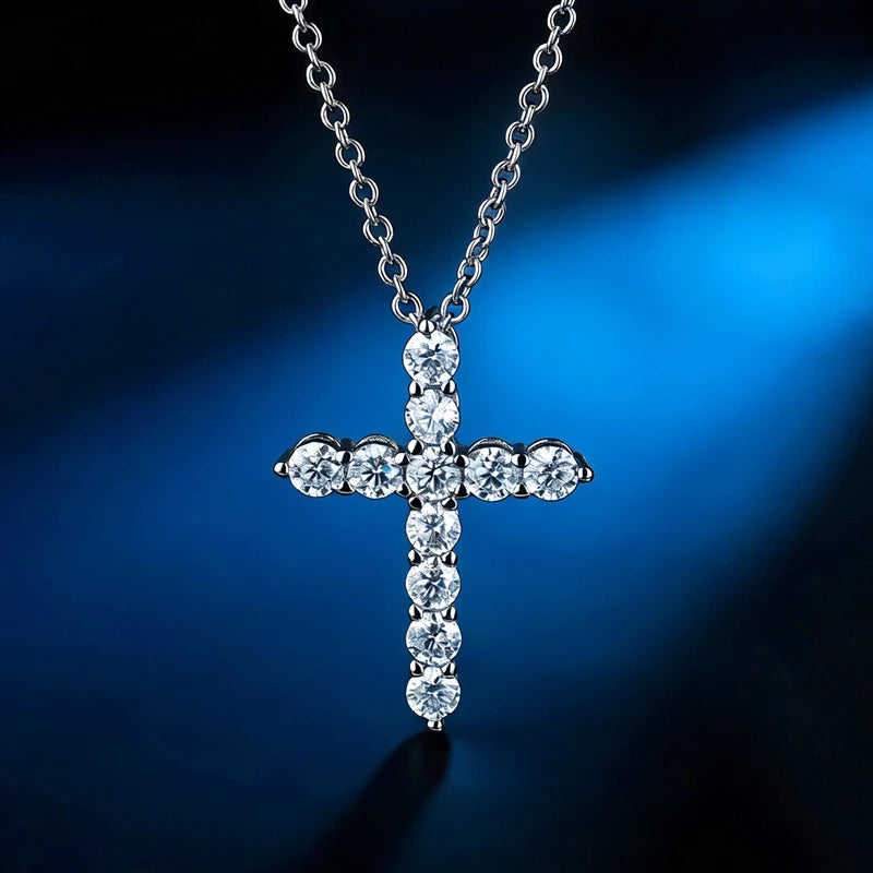Moissanite Necklace GRA Certified