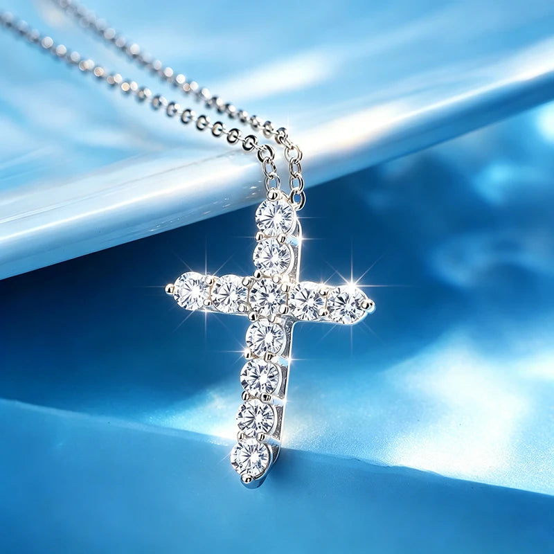 Moissanite Necklace GRA Certified