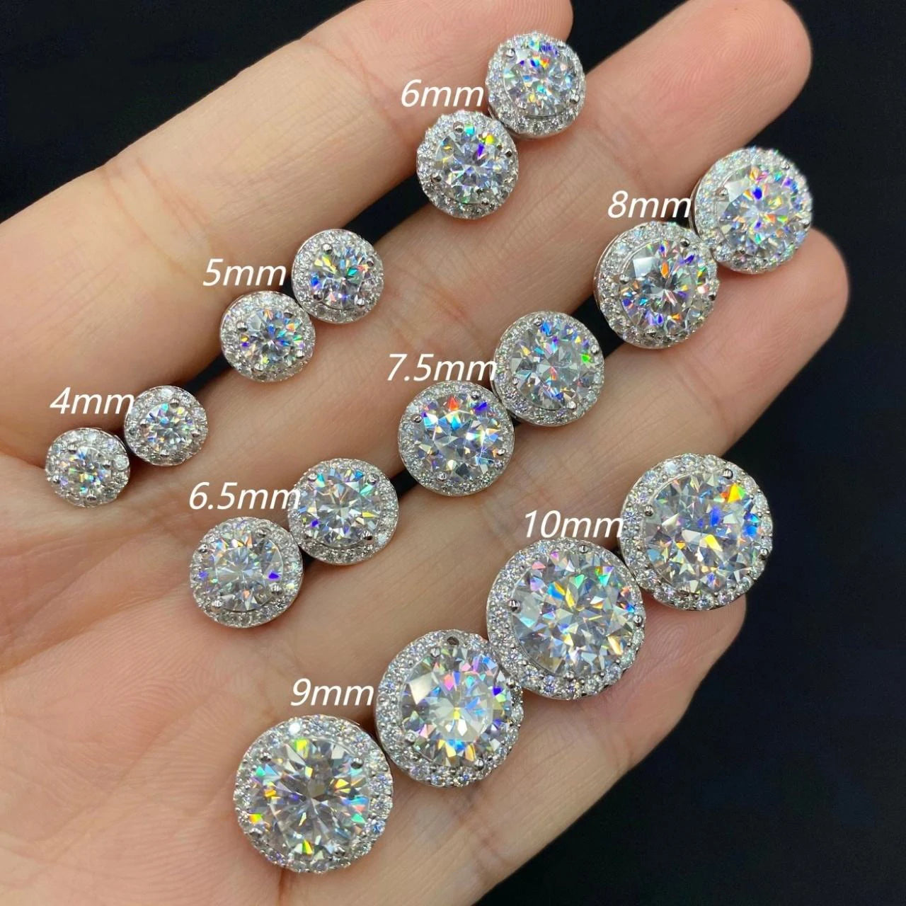 Moissanite  Earring