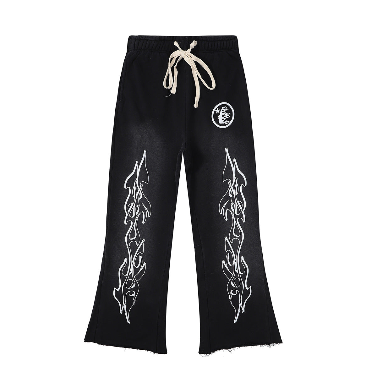 Retro Cotton Hoodie and Sweatpants Set
