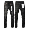 Mens purple denim jeans with tags