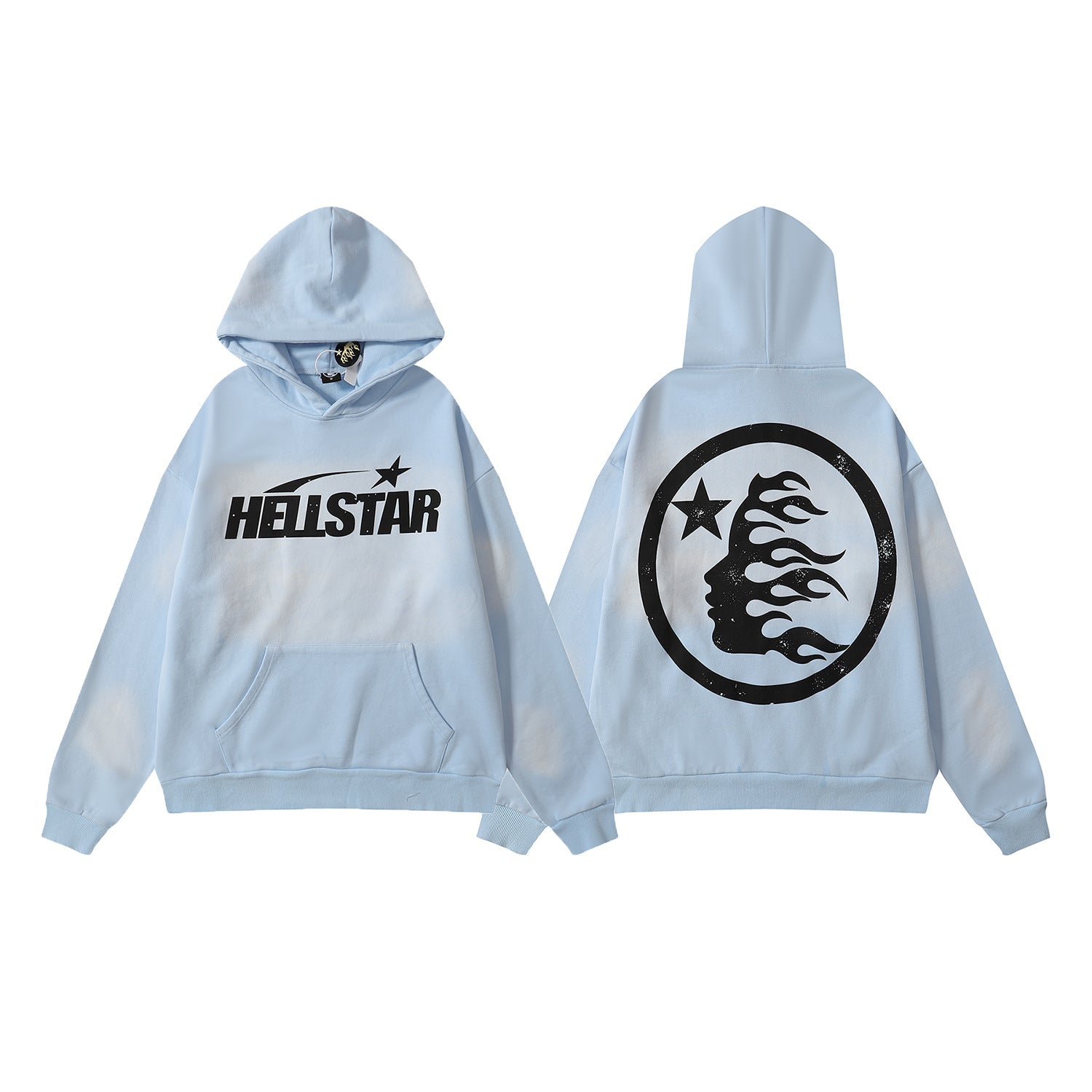 Retro Cotton Hoodie and Sweatpants Set