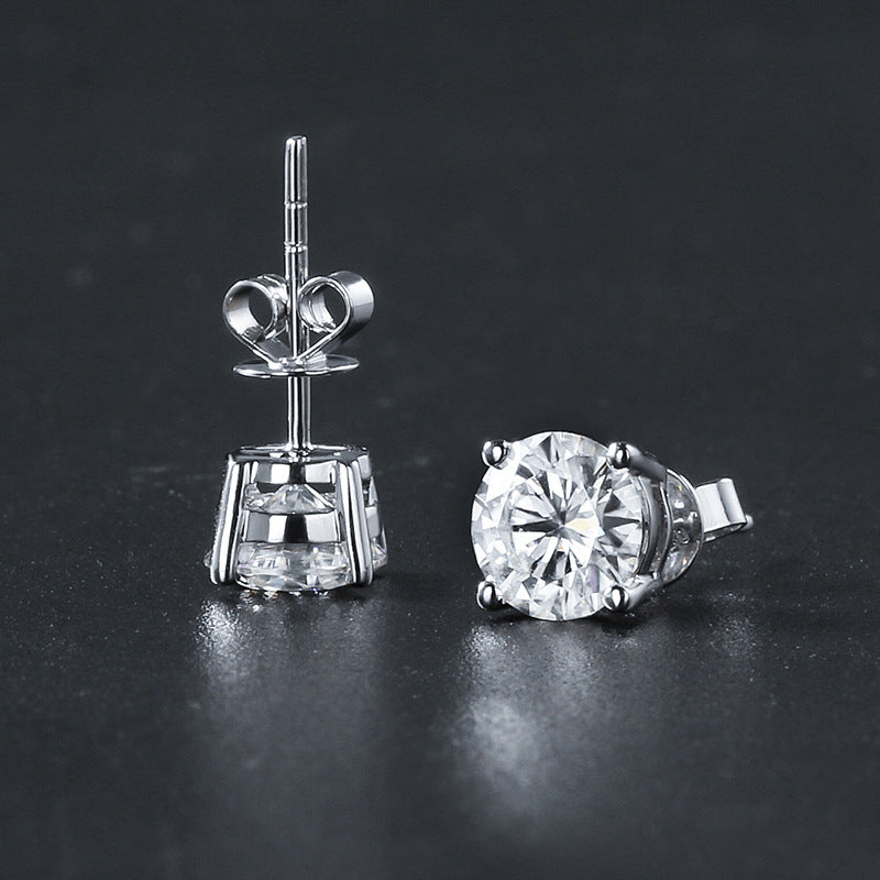 Platinum Plated diamond Earrings