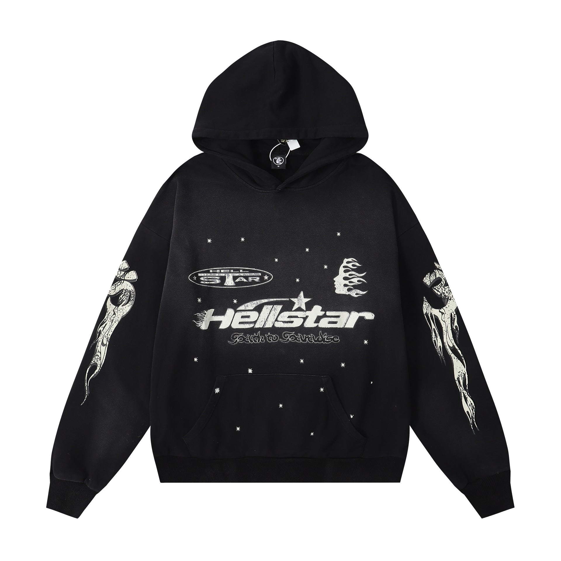 Retro Cotton Hoodie and Sweatpants Set