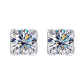 Moissanite Cow Head Stud Earrings