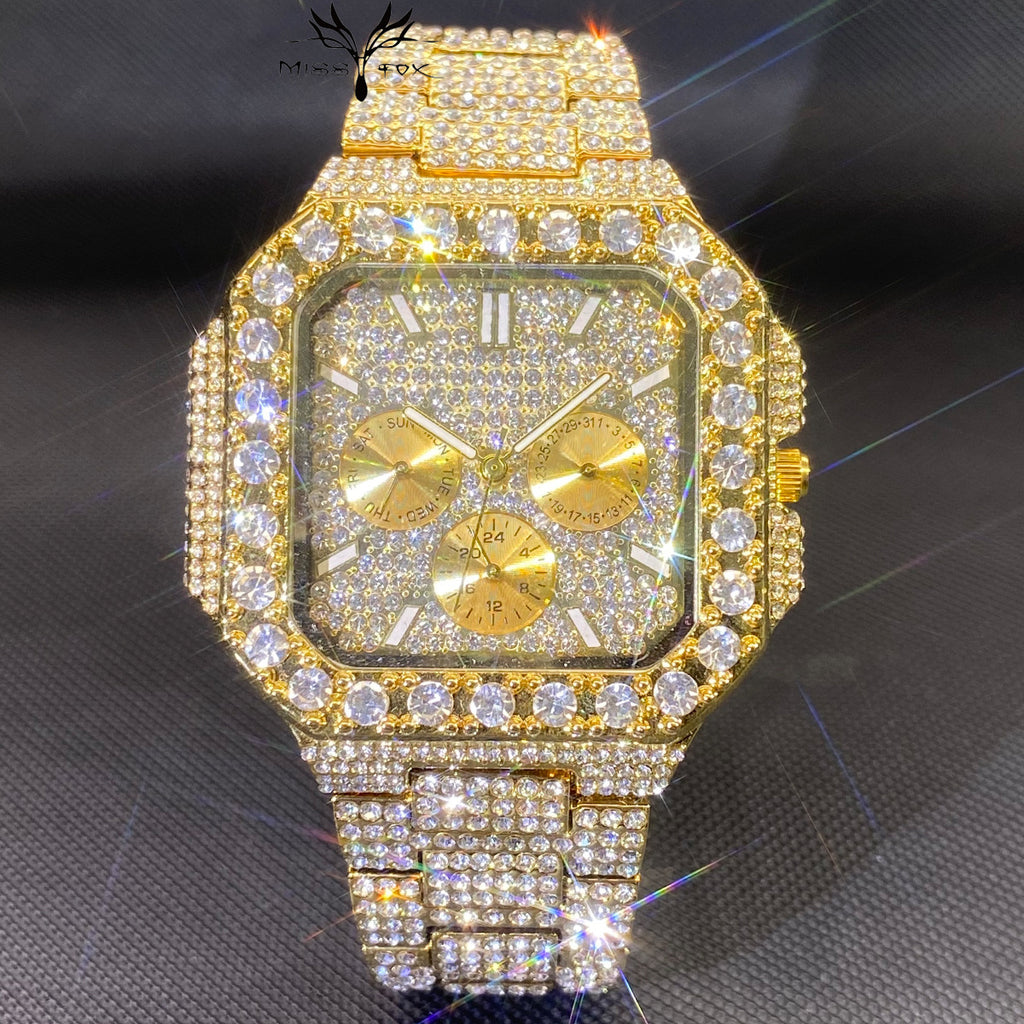 luminous diamond Men's Watch