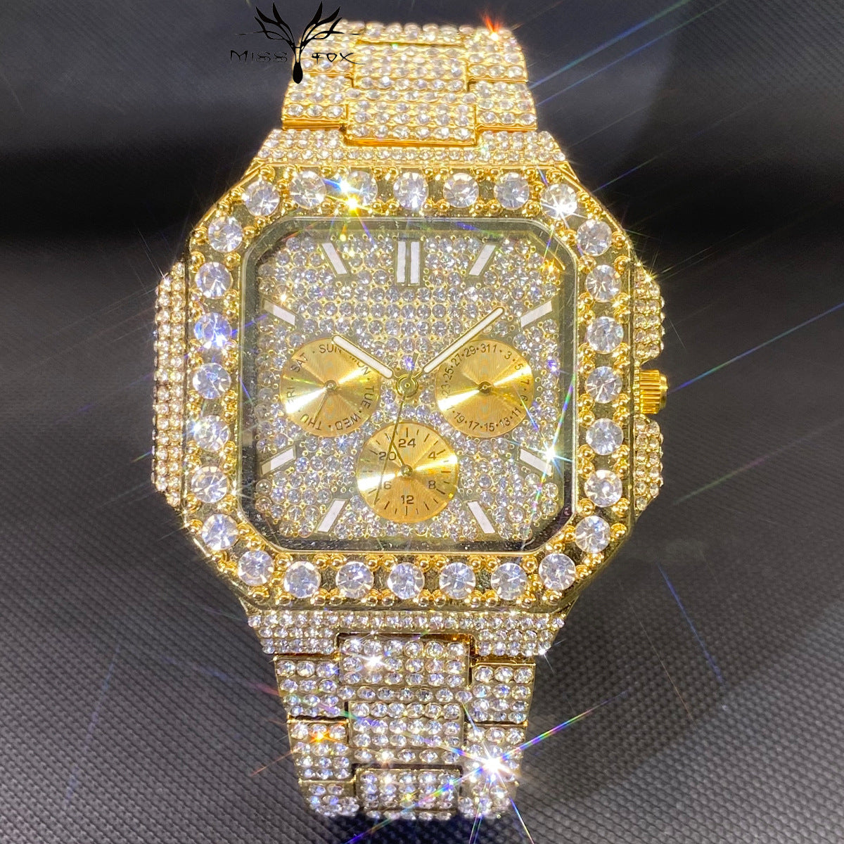 luminous diamond Men's Watch