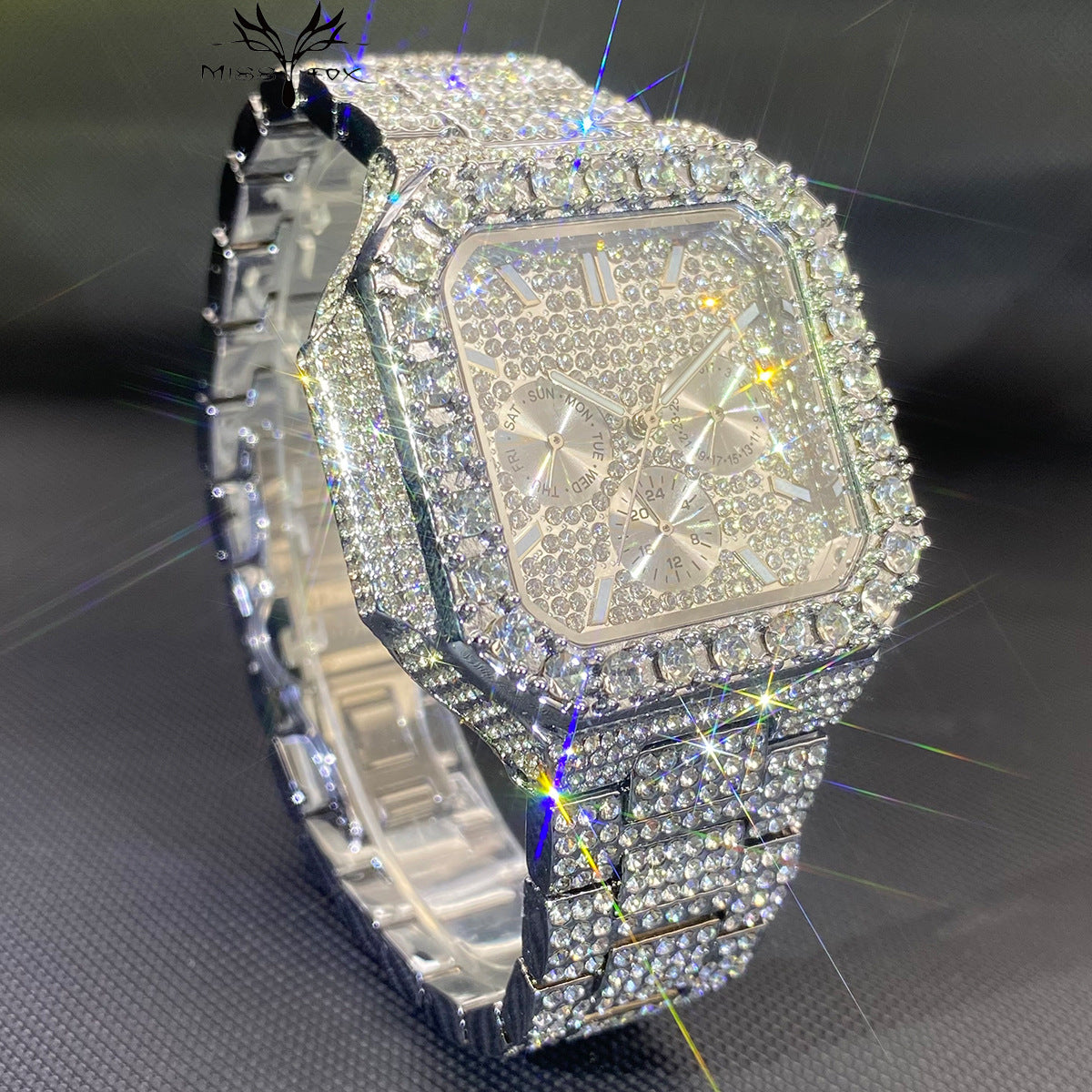 luminous diamond Men's Watch
