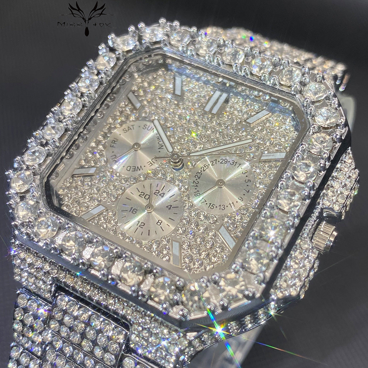 luminous diamond Men's Watch